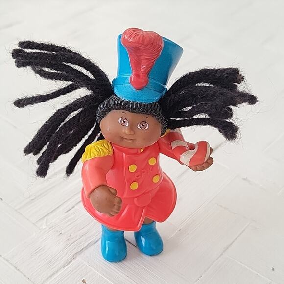 Vintage Cabbage Patch Doll Miniature 1994 McDonald's Toy Christmas Doll 3.5" T - Picture 1 of 7